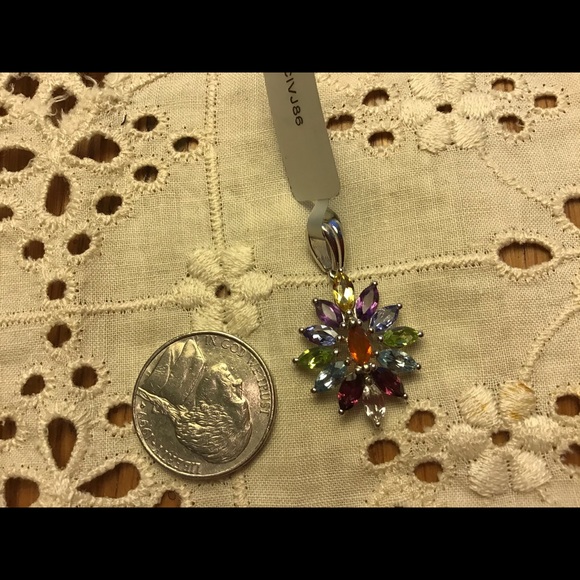 Limited edition sterling silver gemstone pendant - Picture 3 of 5